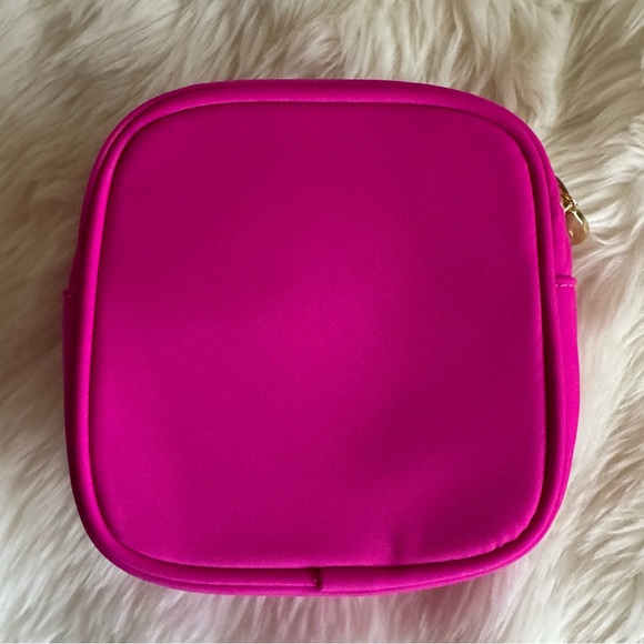 Stoney Clover Lane Clear Front Mini Pouch in Fuchsia - Picture 3 of 11